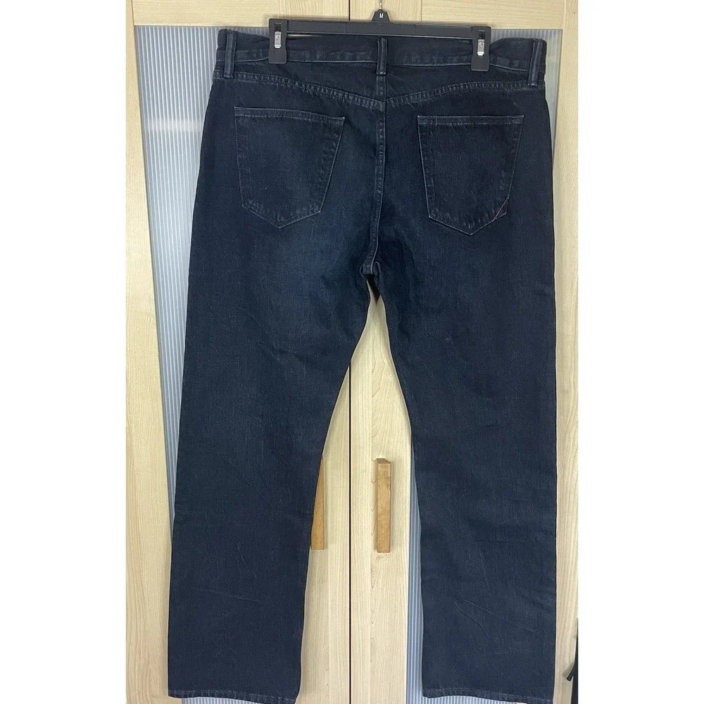 Banana Republic 35 X 32 Vintage Straight Men's Jeans Dark Wsh: NWT Preppy Casual